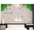 Wedding Swans Wall Sticker